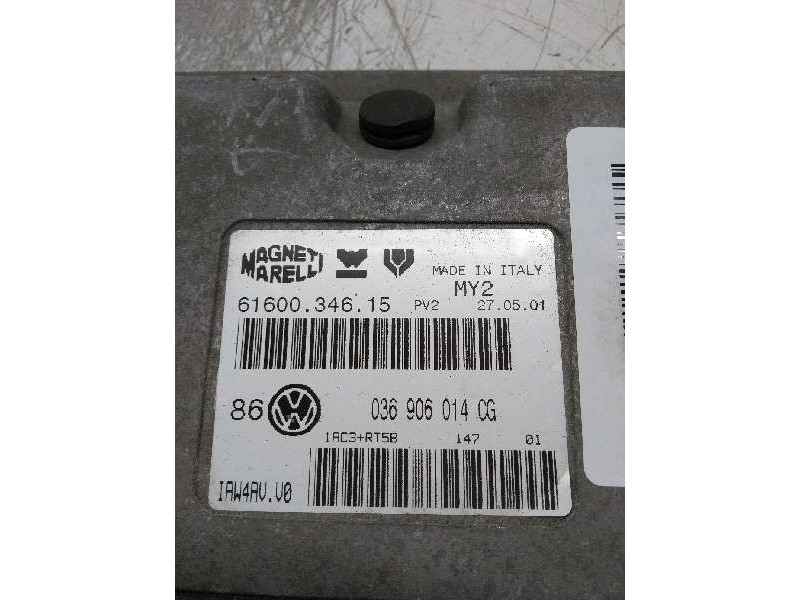 Recambio de centralita motor uce para volkswagen golf iv berlina (1j1) conceptline referencia OEM IAM IAW4AVV0 036906014CG 61600