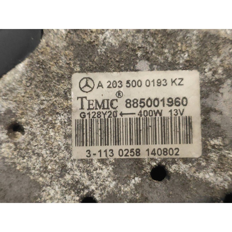 Recambio de electroventilador para mercedes clase c (w203) sportcoupe c 220 cdi (203.706) referencia OEM IAM A2035000193 8850020