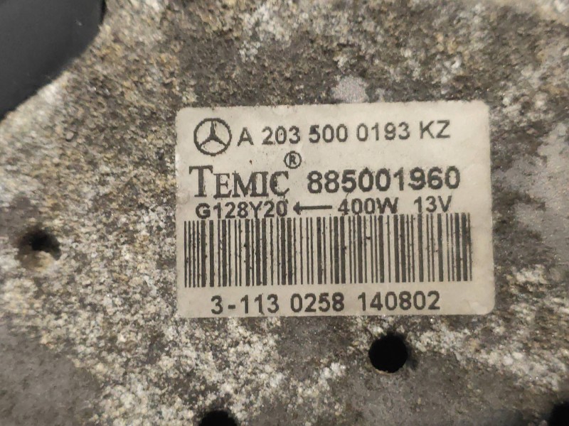 Recambio de electroventilador para mercedes clase c (w203) sportcoupe c 220 cdi (203.706) referencia OEM IAM A2035000193 8850020