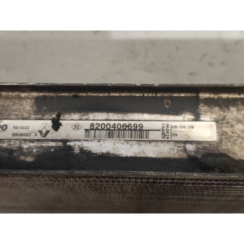 Recambio de radiador agua para renault master ii ph. 2 doka/pr. fgst chasis batalla 3578 mm referencia OEM IAM 8200406699 880605
