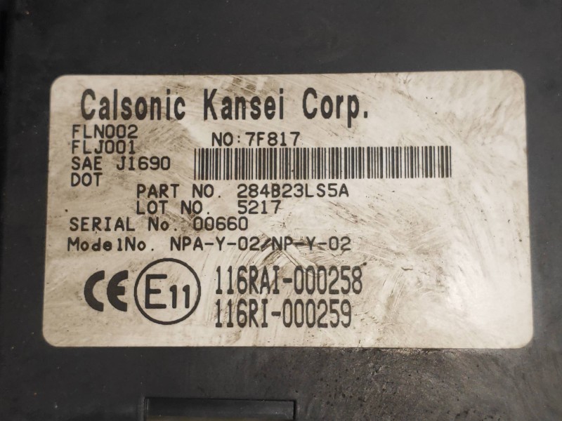 Recambio de modulo electronico para nissan nv 200 (m20) evalia premium referencia OEM IAM 284B23LS5A  