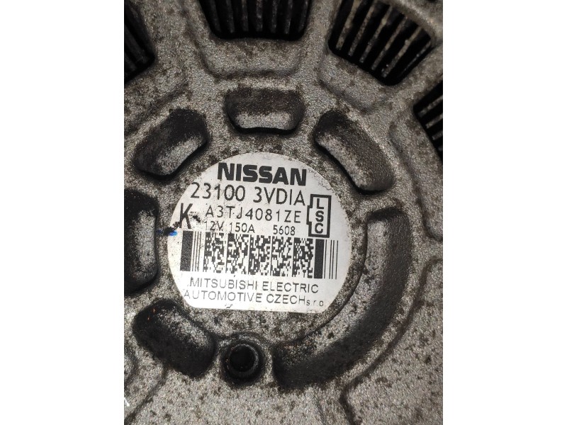 Recambio de alternador para nissan nv 200 (m20) evalia premium referencia OEM IAM A3TJ4081ZE 231003VDIA 