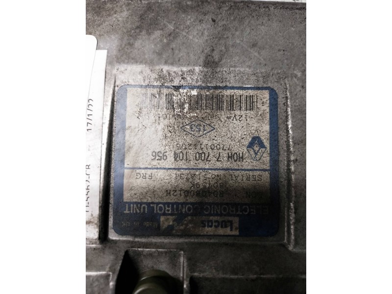 Recambio de centralita motor uce para renault kangoo (f/kc0) alize referencia OEM IAM 7700104956 804080012H 80759K