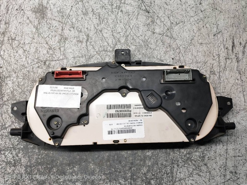 Recambio de cuadro instrumentos para renault scenic (ja..) 2.0 16v rxi referencia OEM IAM P8200038783 NS02338183 