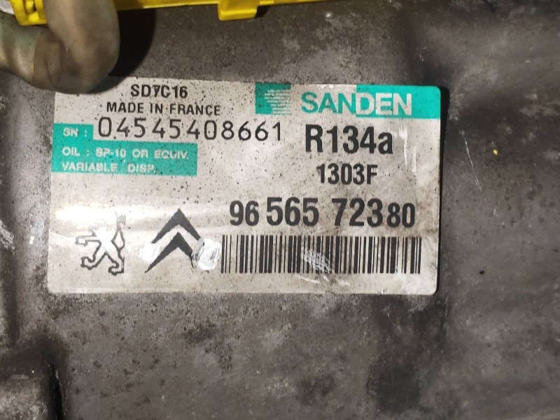 Recambio de compresor aire acondicionado para peugeot 407 st sport pack referencia OEM IAM SD7C161303F 9656572380 