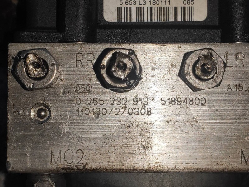 Recambio de abs para fiat punto (199) easy referencia OEM IAM 0265232913 51894800 0265801124