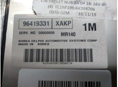 Recambio de centralita motor uce para chevrolet nubira berlina cdx referencia OEM IAM 96419331 XAKP 1M MR140 2