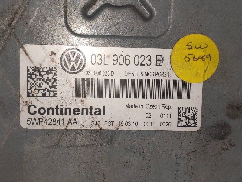 Recambio de centralita motor uce para volkswagen polo (6r1) crosspolo referencia OEM IAM 03L906023E 5WP42841AA 