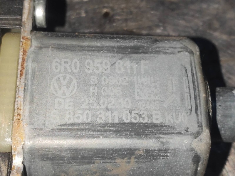 Recambio de elevalunas trasero izquierdo para volkswagen polo (6r1) crosspolo referencia OEM IAM 6R0959811F  