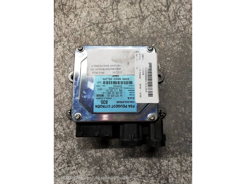 Recambio de centralita direccion para citroen c3 1.4 hdi premier referencia OEM IAM 9653783580 6900000555A Q1T19074M2ZE 835