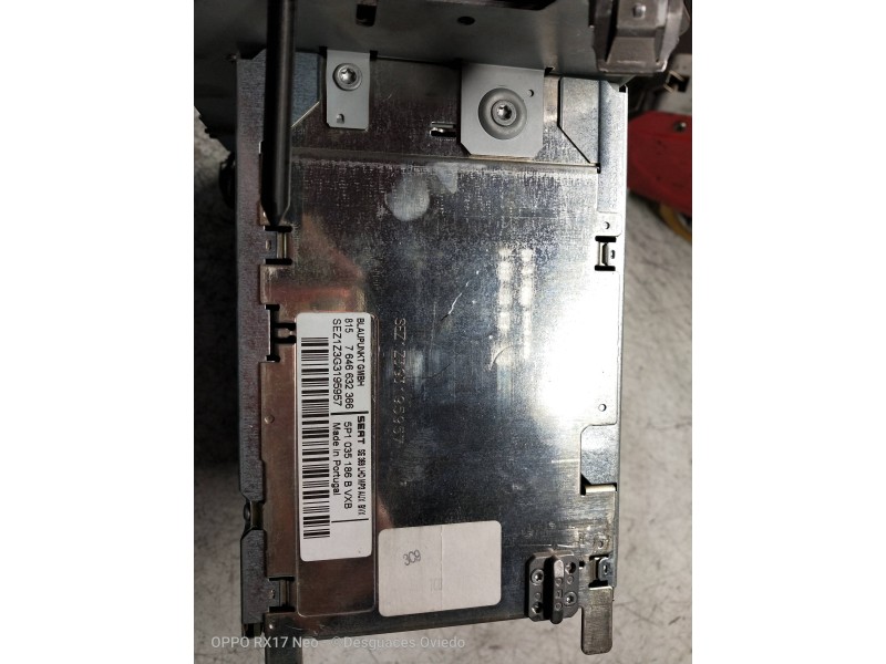 Recambio de sistema audio / radio cd para seat altea (5p1) reference referencia OEM IAM 5P1035186BVXB  