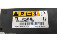 Recambio de centralita airbag para opel insignia berlina cosmo referencia OEM IAM 13503645   2