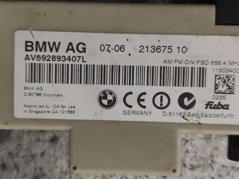 Recambio de modulo electronico para bmw serie 3 coupe (e92) 335i referencia OEM IAM AV692893407L 21367510 