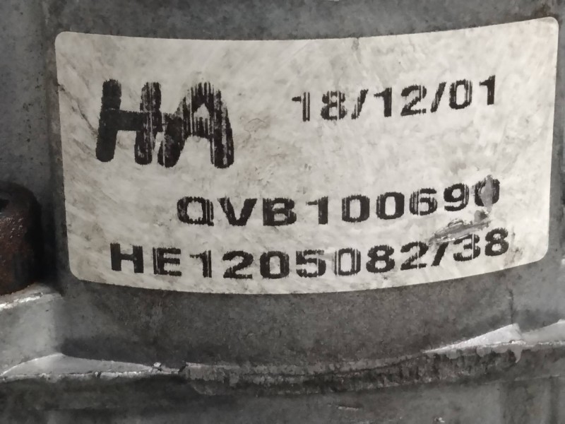 Recambio de bomba direccion para mg rover serie 45 (rt) classic (4-ptas.) referencia OEM IAM QVB100690  