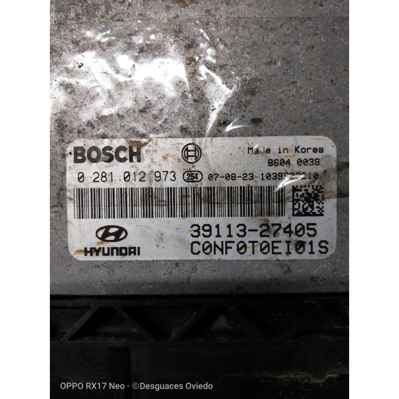 Recambio de centralita motor uce para hyundai sonata (nf) 2.0 crdi comfort i referencia OEM IAM 0281012973 3911327405 