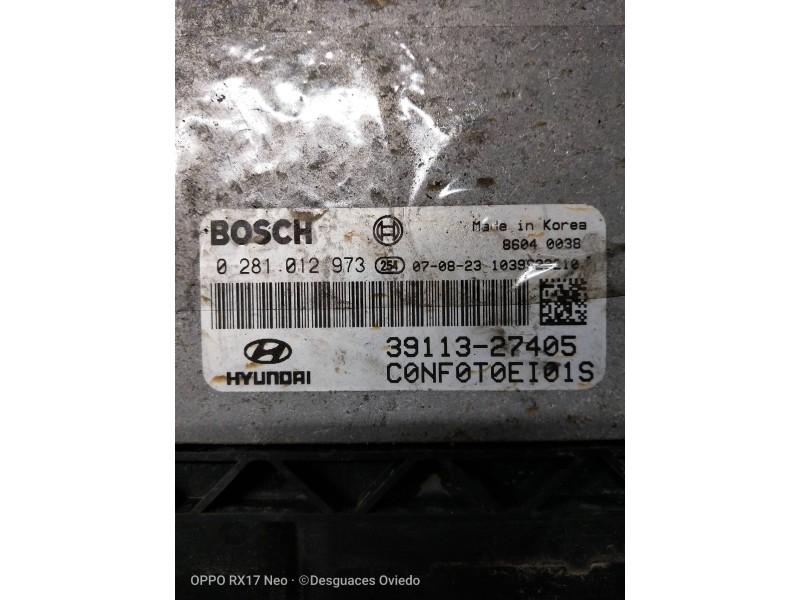 Recambio de centralita motor uce para hyundai sonata (nf) 2.0 crdi comfort i referencia OEM IAM 0281012973 3911327405 