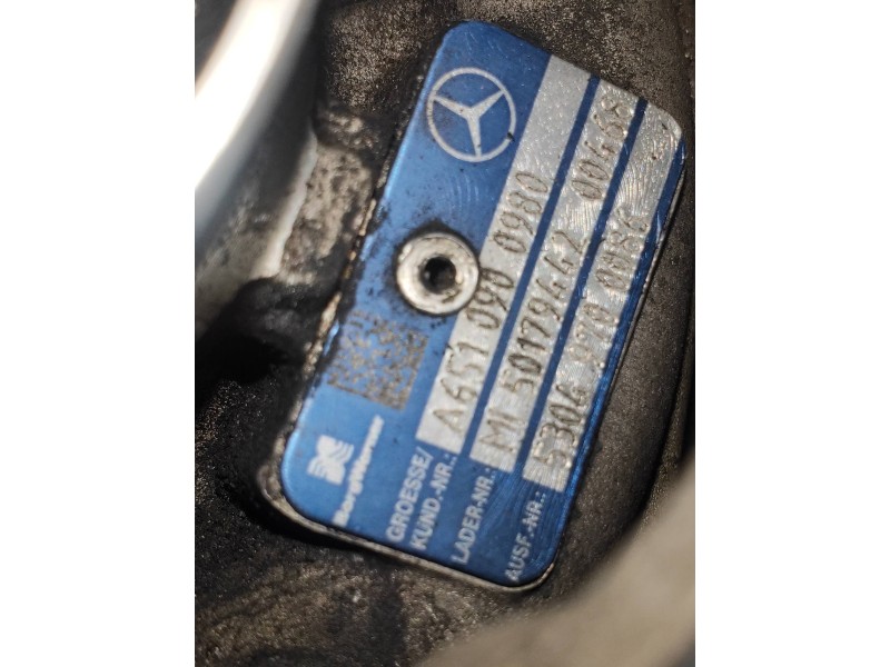 Recambio de turbocompresor para mercedes sprinterii caja cerrada (desde 01.06) 210/213/216 cdi (906.611/613) referencia OEM IAM 