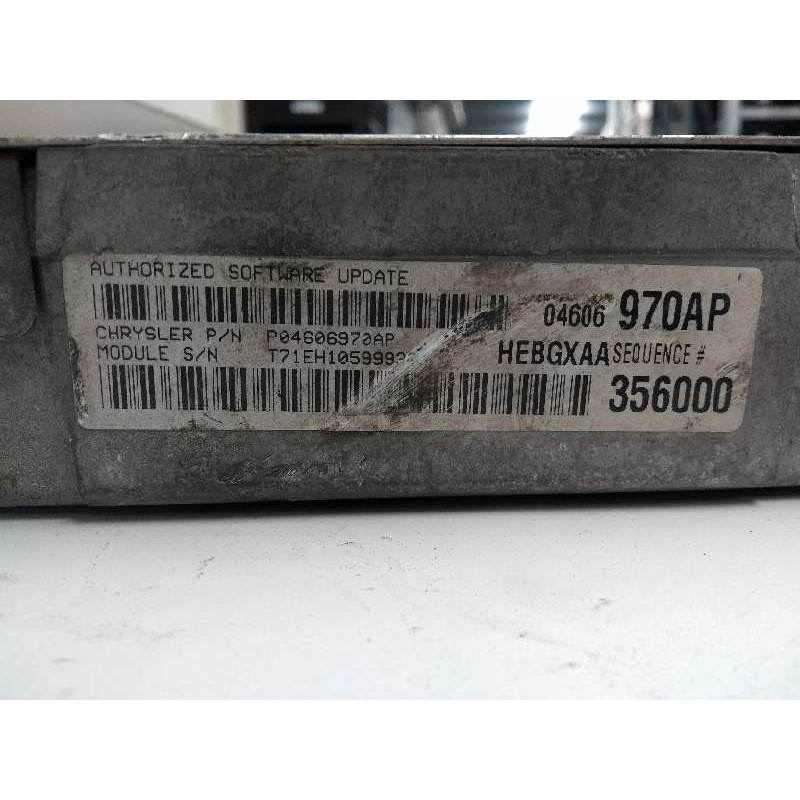 Recambio de centralita motor uce para chrysler 300 m (lr) 3.5 cat referencia OEM IAM 04606970AP HEBGXAA 356000