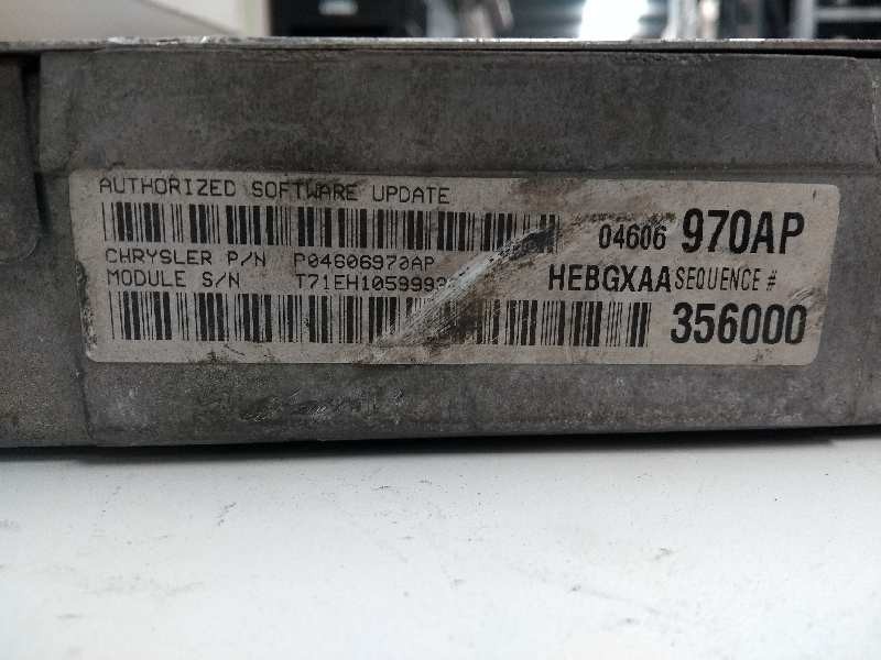 Recambio de centralita motor uce para chrysler 300 m (lr) 3.5 cat referencia OEM IAM 04606970AP HEBGXAA 356000