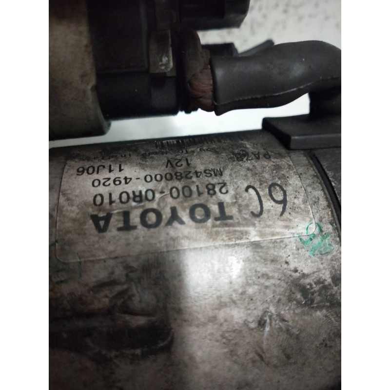Recambio de motor arranque para toyota avensis wagon (t25) 2.2 d-4d clean power executive referencia OEM IAM 281000R010  