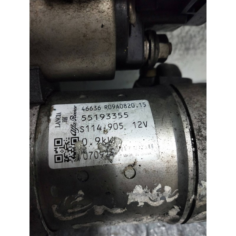 Recambio de motor arranque para fiat grande punto (199) 1.2 8v active referencia OEM IAM 46636 55193355 
