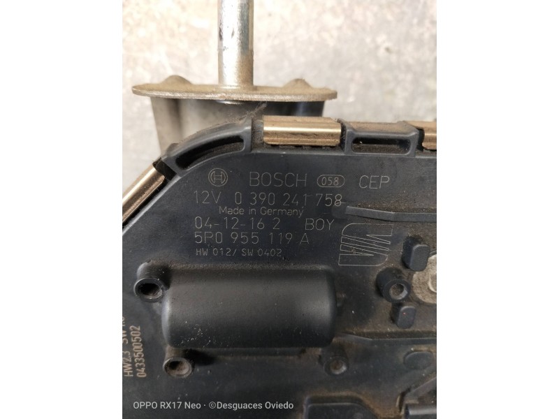 Recambio de motor limpia delantero para seat altea (5p1) hot referencia OEM IAM 5P0955119A 0390241758 IZQUIERDO