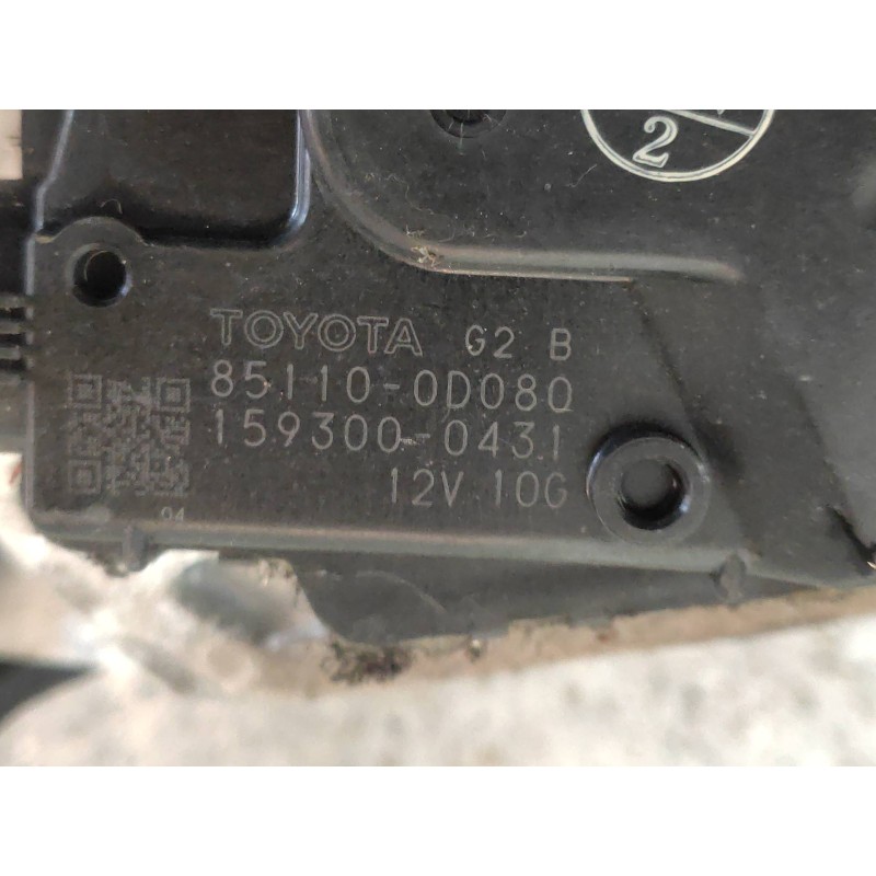 Recambio de motor limpia delantero para toyota yaris (ksp9/scp9/nlp9) básico referencia OEM IAM 851100D080 1593000431 