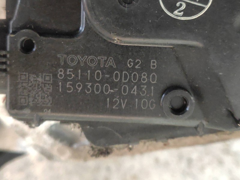 Recambio de motor limpia delantero para toyota yaris (ksp9/scp9/nlp9) básico referencia OEM IAM 851100D080 1593000431 