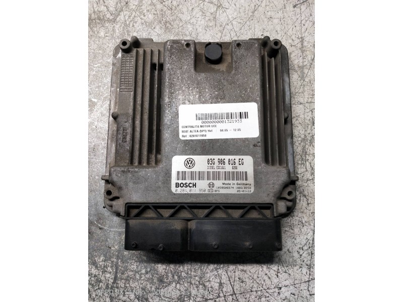 Recambio de centralita motor uce para seat altea (5p1) hot referencia OEM IAM 0281011950 03G906016EG 