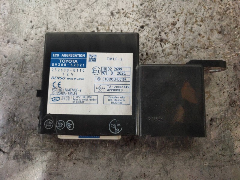 Recambio de modulo electronico para toyota yaris (ksp9/scp9/nlp9) básico referencia OEM IAM 8930052021 2326000110 