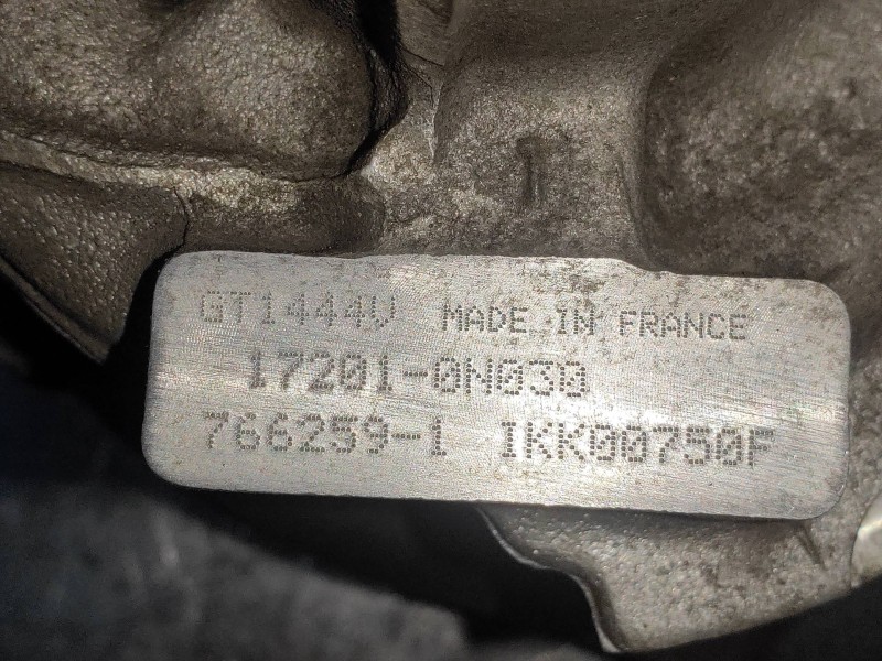 Recambio de turbocompresor para toyota yaris (ksp9/scp9/nlp9) básico referencia OEM IAM 7662591 172010N030 IKK00750F