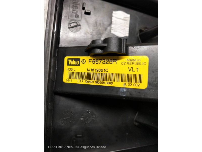 Recambio de motor calefaccion para volkswagen golf iv berlina (1j1) conceptline referencia OEM IAM 1J1819021C F667325R 