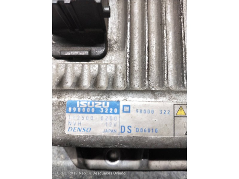 Recambio de centralita motor uce para opel meriva cosmo referencia OEM IAM 8980003220 1125000200 98000322