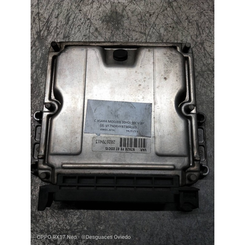 Recambio de centralita motor uce para citroen xsara coupe 2.0 hdi chrono referencia OEM IAM 0281010550 9641608480 EDC15
