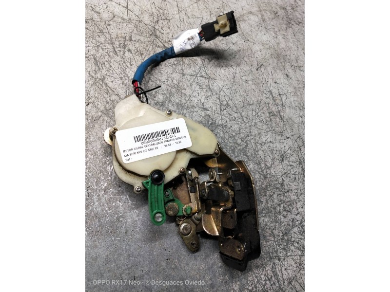 Recambio de motor cierre centralizado trasero derecho para kia sorento 2.5 crdi ex referencia OEM IAM   