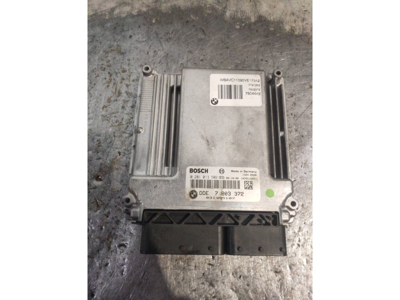 Recambio de centralita motor uce para bmw serie 3 berlina (e90) 318d referencia OEM IAM 0281013502 7803372 
