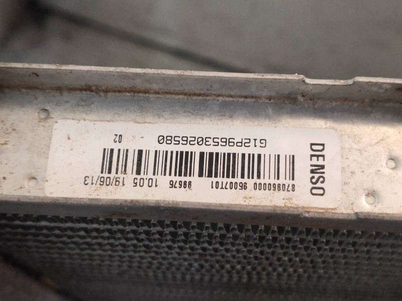 Recambio de radiador agua para citroen c3 exclusive referencia OEM IAM 870960000  