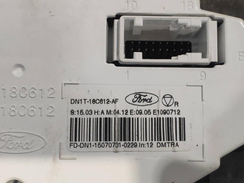 Recambio de mando calefaccion / aire acondicionado para ford ecosport titanium referencia OEM IAM DN1T18C612AF  