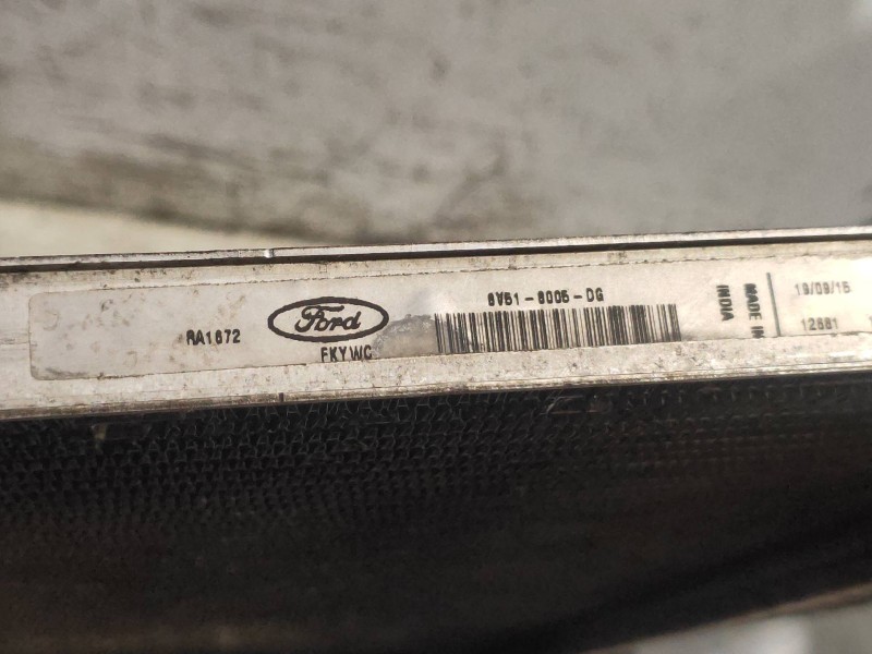 Recambio de radiador agua para ford ecosport titanium referencia OEM IAM 8V518005DG  