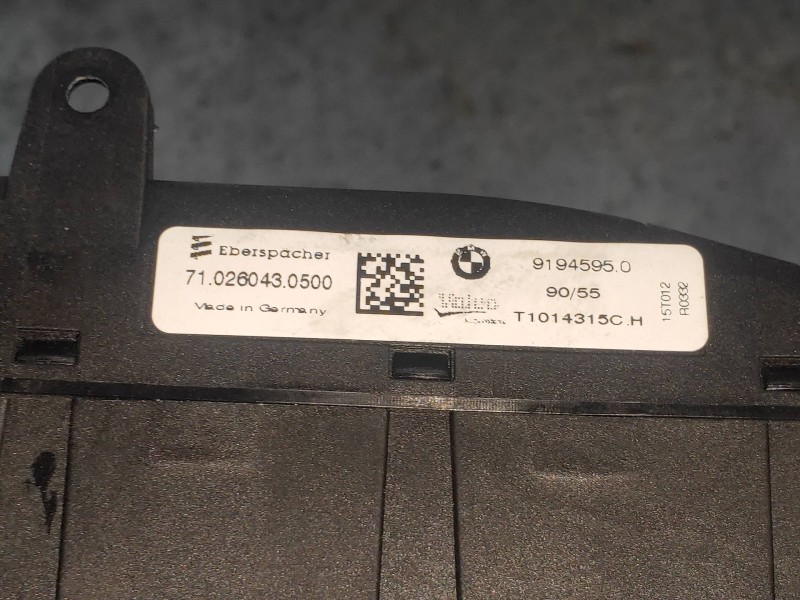 Recambio de resistencia calefaccion para bmw x1 (e84) xdrive 18d referencia OEM IAM 91945950 T1014315CH 710260430500