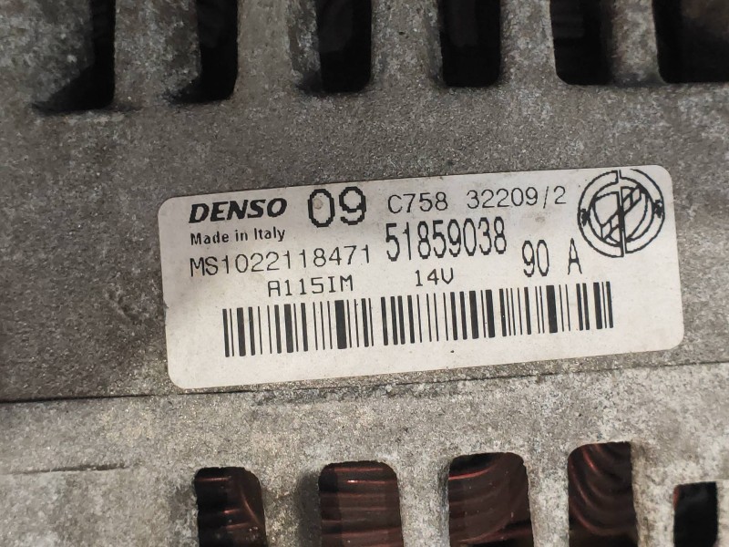 Recambio de alternador para ford ka (ccu) titanium+ referencia OEM IAM MS1022118471 51859038 