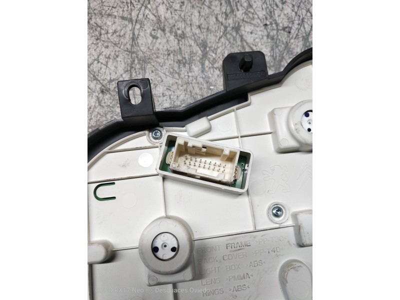 Recambio de cuadro instrumentos para peugeot 206+ básico referencia OEM IAM 9666636980  