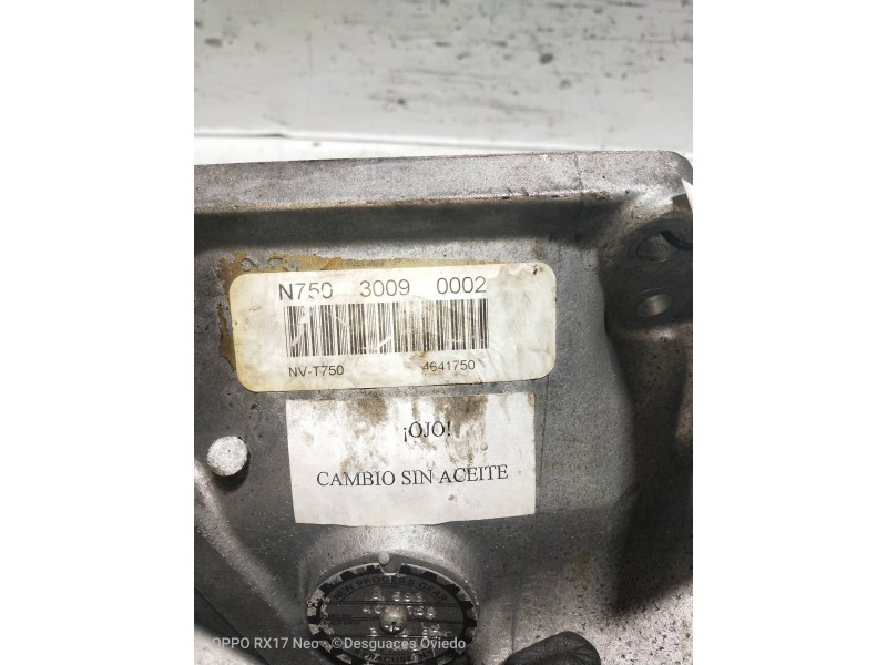 Recambio de caja cambios para chrysler voyager (gs) 2.4 cat referencia OEM IAM A598 4641750 N75030090002