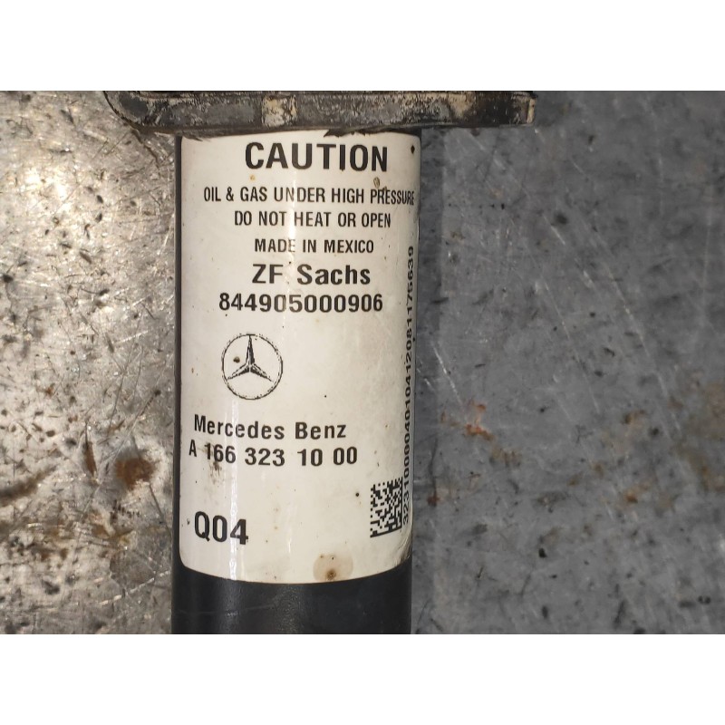 Recambio de amortiguador delantero izquierdo para mercedes clase m (w166) ml 350 bluetec (166.004) referencia OEM IAM A166323100