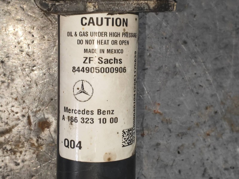 Recambio de amortiguador delantero izquierdo para mercedes clase m (w166) ml 350 bluetec (166.004) referencia OEM IAM A166323100