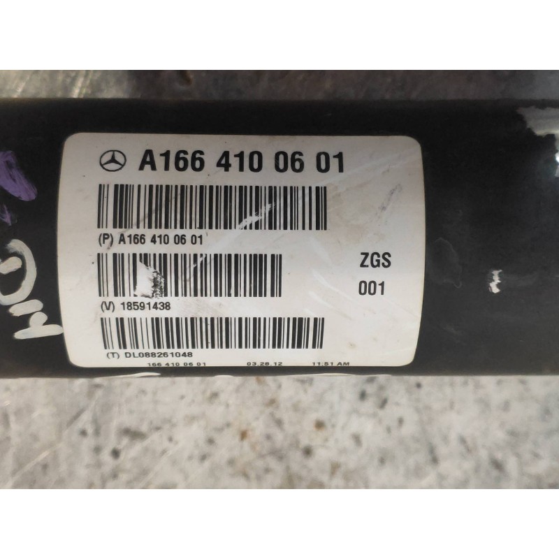 Recambio de transmision central delantera para mercedes clase m (w166) ml 350 bluetec (166.004) referencia OEM IAM A166410601  