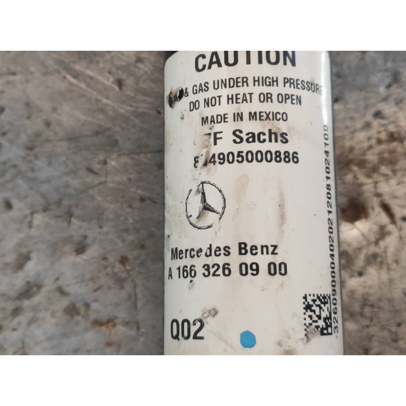 Recambio de amortiguador trasero derecho para mercedes clase m (w166) ml 350 bluetec (166.004) referencia OEM IAM A1663260900  