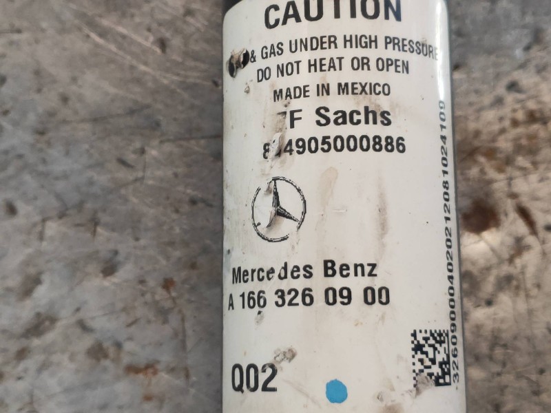 Recambio de amortiguador trasero derecho para mercedes clase m (w166) ml 350 bluetec (166.004) referencia OEM IAM A1663260900  