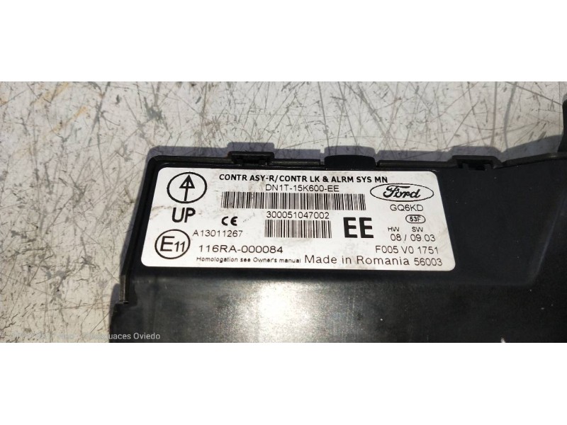Recambio de modulo electronico para ford fiesta (ccn) trend referencia OEM IAM DN1T15K600EE F005V01751 