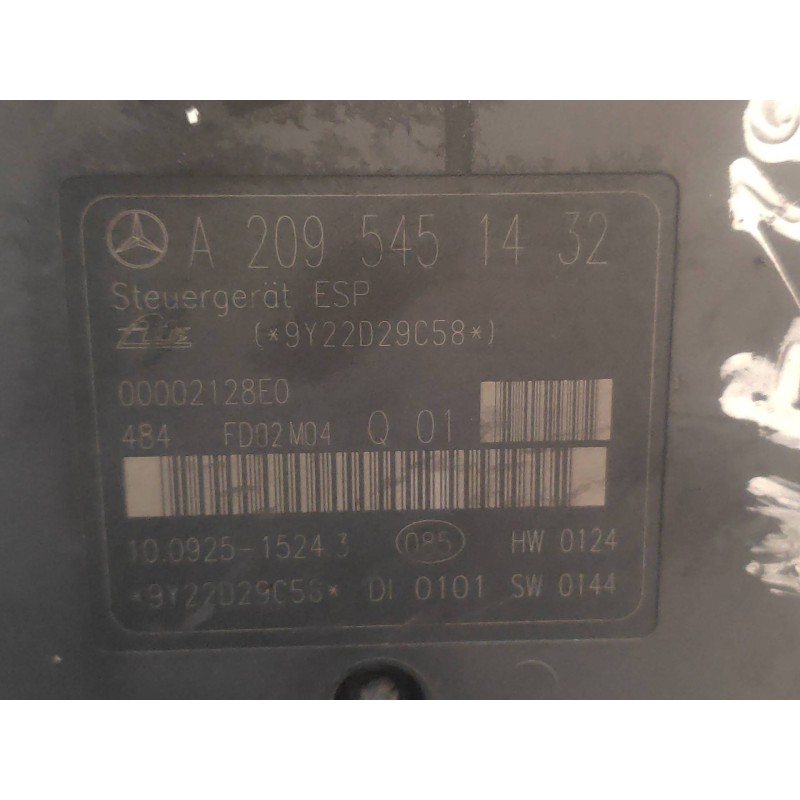 Recambio de abs para mercedes clase c (w203) sportcoupe c 200 compressor (203.745) referencia OEM IAM 10020403734 A0044315412 10